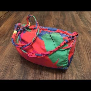 Vintage Bottega Veneta Cotton Print Crossbody/Shoulder Bag